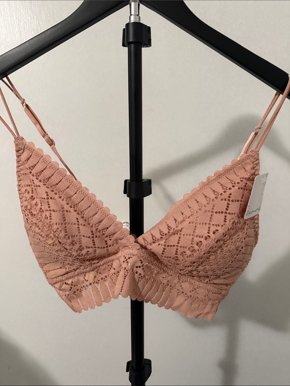 Anemone Lace Bralette in Dusty Rose